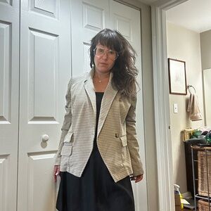 Maeve by Anthropologie Houndstooth Blazer